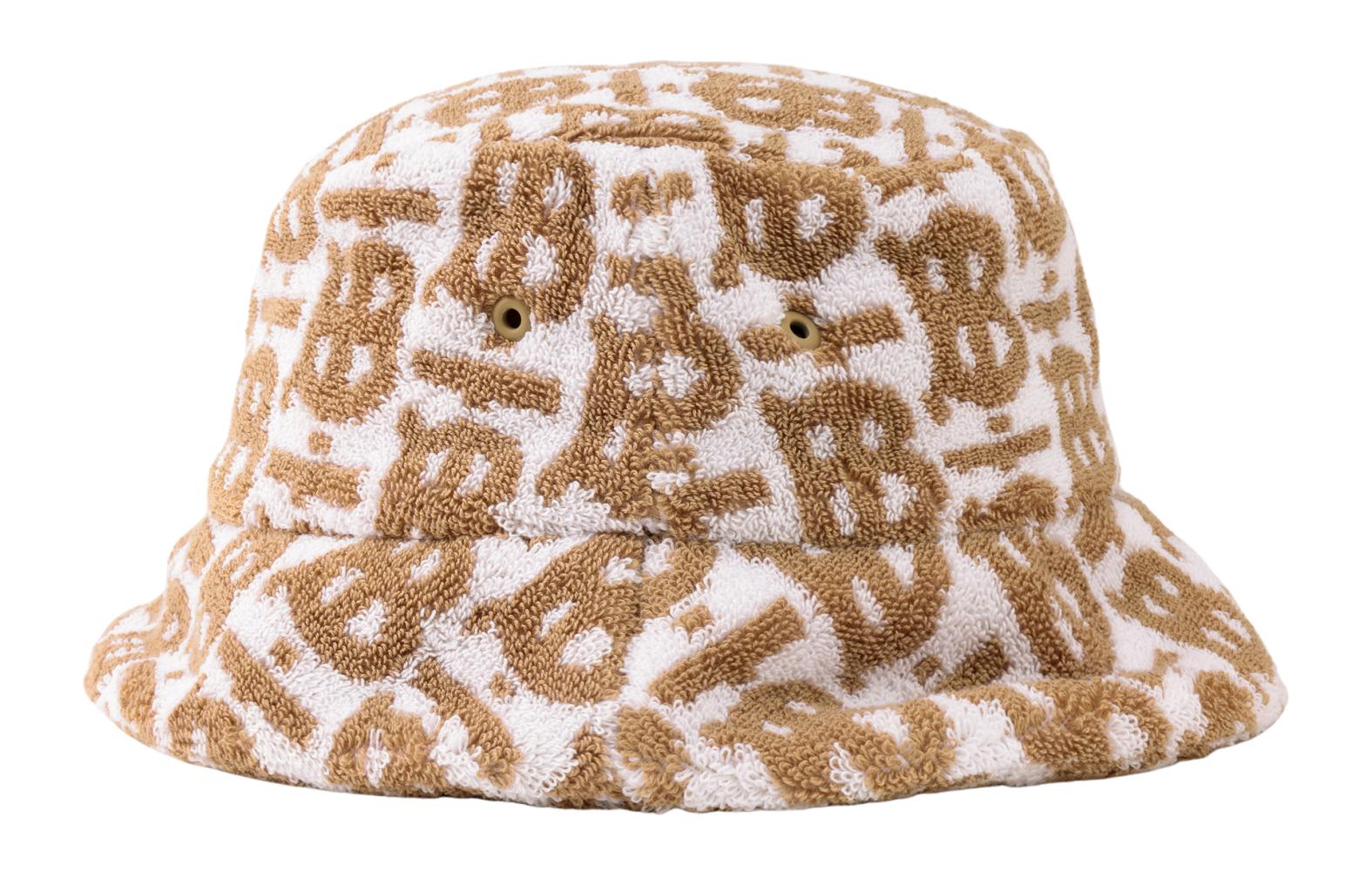 Lookbook (W) Sombrero de Cubo Burberry Clásico de Algodón Cálido con Logo para Mujer. 80574151