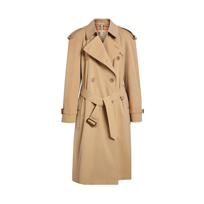 (Women) Burberry Classic Long Khaki Trench Coat for Women. 40733831