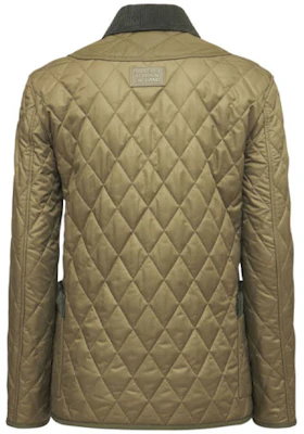 (W) Burberry經典綠色格紋棉質菱格外套 80388001 Shop (W) Burberry經典綠色格紋棉質菱格外套 80388001