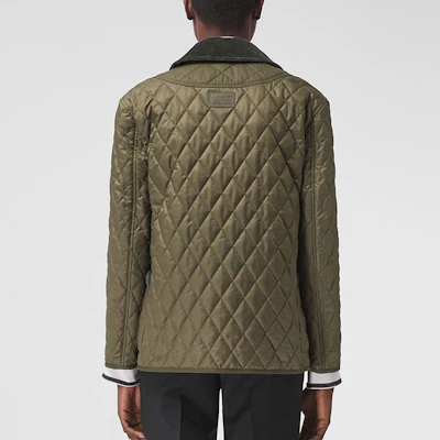 (W) Burberry經典綠色格紋棉質菱格外套 80388001 Sizing (W) Burberry經典綠色格紋棉質菱格外套 80388001