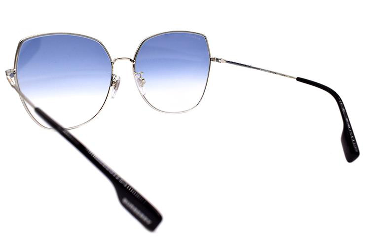 (Women) BURBERRY Classic Stripe Holiday Travel Silver Sunglasses 3136D for Women B3136-D 1005/19 圖 4