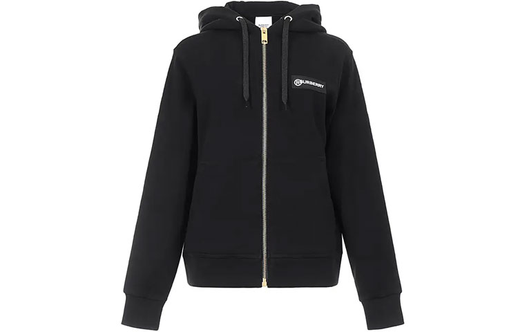 (Women) Burberry Classic Vintage Check Hoodie Black 80245431