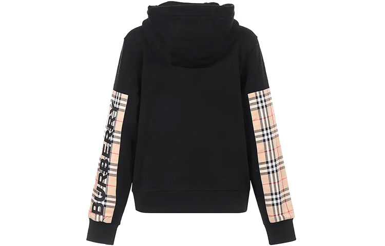 (Women) Burberry Classic Vintage Check Hoodie Black 80245431 圖 3