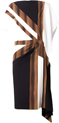 (W) Burberry Gaun T-Shirt Midi Kasual Asimetri Blok Warna Multicolor. 80467991 Buy (W) Burberry Gaun T-Shirt Midi Kasual Asimetri Blok Warna Multicolor. 80467991