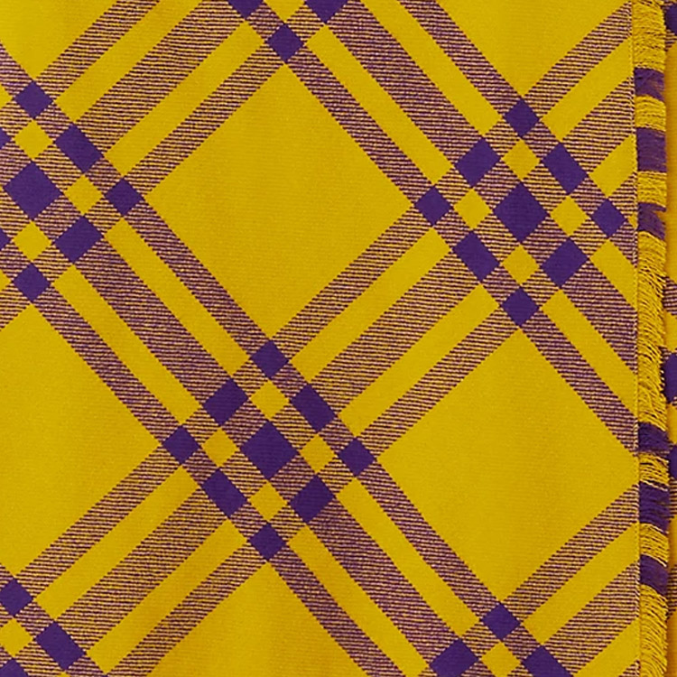 Shop (W) Burberry Rok Casual Colorblock Motif Kotak Warna Pir. 80771981