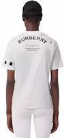 Shop (W) Camiseta Burberry Constellation Letter Print Crewneck FW22 Blanca Mujer. 80614171