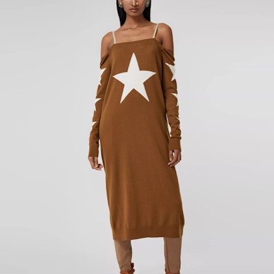 (Women) Burberry Constellation Pattern Knit Dress Women’s Maroon 45666311 Purchase (Women) Burberry Constellation Pattern Knit Dress Women’s Maroon 45666311