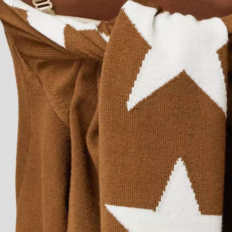 Sizing (W) 博柏利星座圖案針織連衣裙 女士酒紅色 45666311