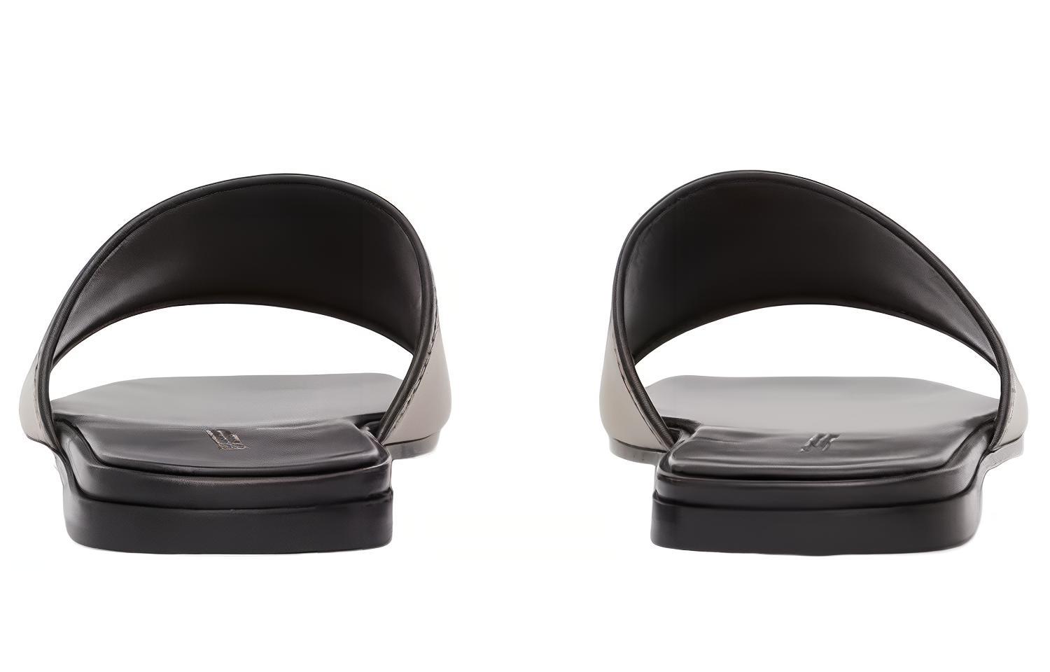 (W) Burberry Cotton Beige 'Logo Print Fashion Slides' 圖 4