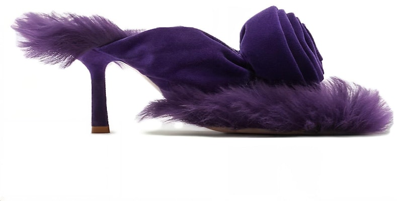 (Women) Burberry Cotton Comfort Open-Toe Slides 'Purple' 80777671 Order (Women) Burberry Cotton Comfort Open-Toe Slides 'Purple' 80777671