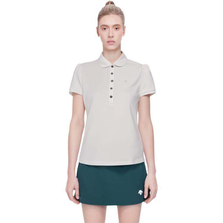 Shop (W) Burberry 棉質短袖POLO衫 - 白色 80041121