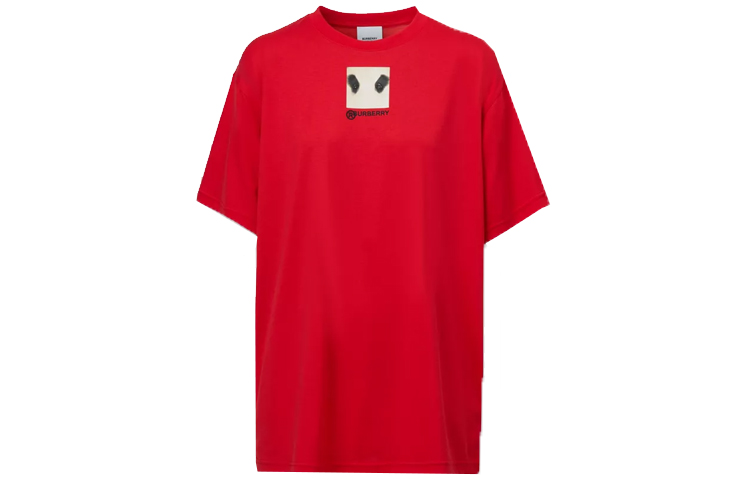 (Women) Burberry Cotton T-Shirt with Panda Eyes Print 8032114-A1460 圖 2