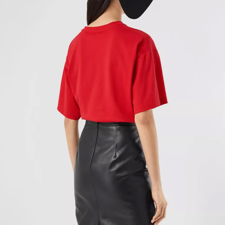 (Women) Burberry Cotton T-Shirt with Panda Eyes Print 8032114-A1460 圖 4