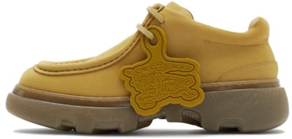 (Women) Burberry Creeper 'Equestrian Knight Check Insole - Yellow Brown' 80765251 (Women) Burberry Creeper 'Equestrian Knight Check Insole - Yellow Brown' 80765251