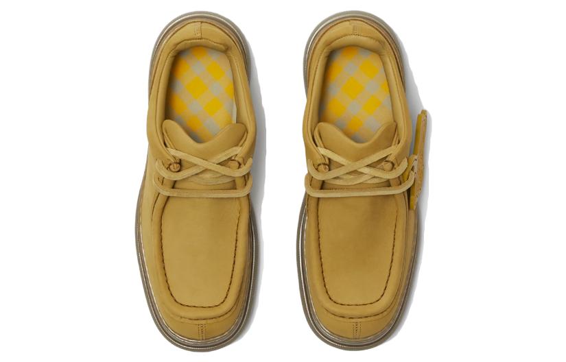 (W) Burberry Creeper 'Equestrian Knight Check Insole - Yellow Brown' 圖 3