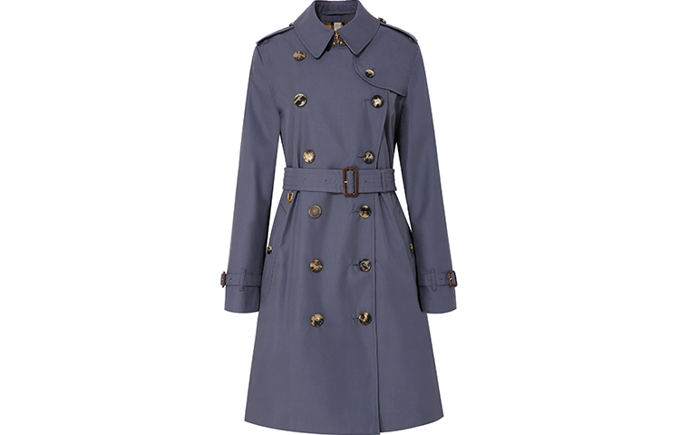 (Women) Burberry Dark Grey Belted Trench Coat 40733721