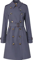 (Women) Burberry Dark Grey Belted Trench Coat 40733721 (Women) Burberry Dark Grey Belted Trench Coat 40733721