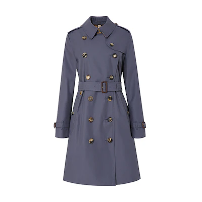 (Women) Burberry Dark Grey Belted Trench Coat 40733721