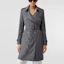 Sizing (Women) Burberry Dark Grey Belted Trench Coat 40733721