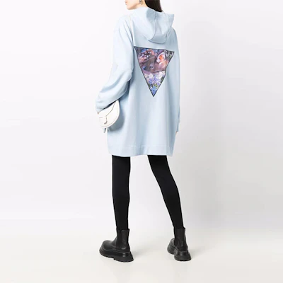 (W) 버버리 사슴 프린트 오버사이즈 후디 라이트 블루 80434171 Shop (W) 버버리 사슴 프린트 오버사이즈 후디 라이트 블루 80434171