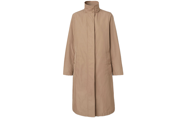 (Women) Burberry Detachable Hood Mid-Length Trench Coat Camel Color 80482651 圖 3
