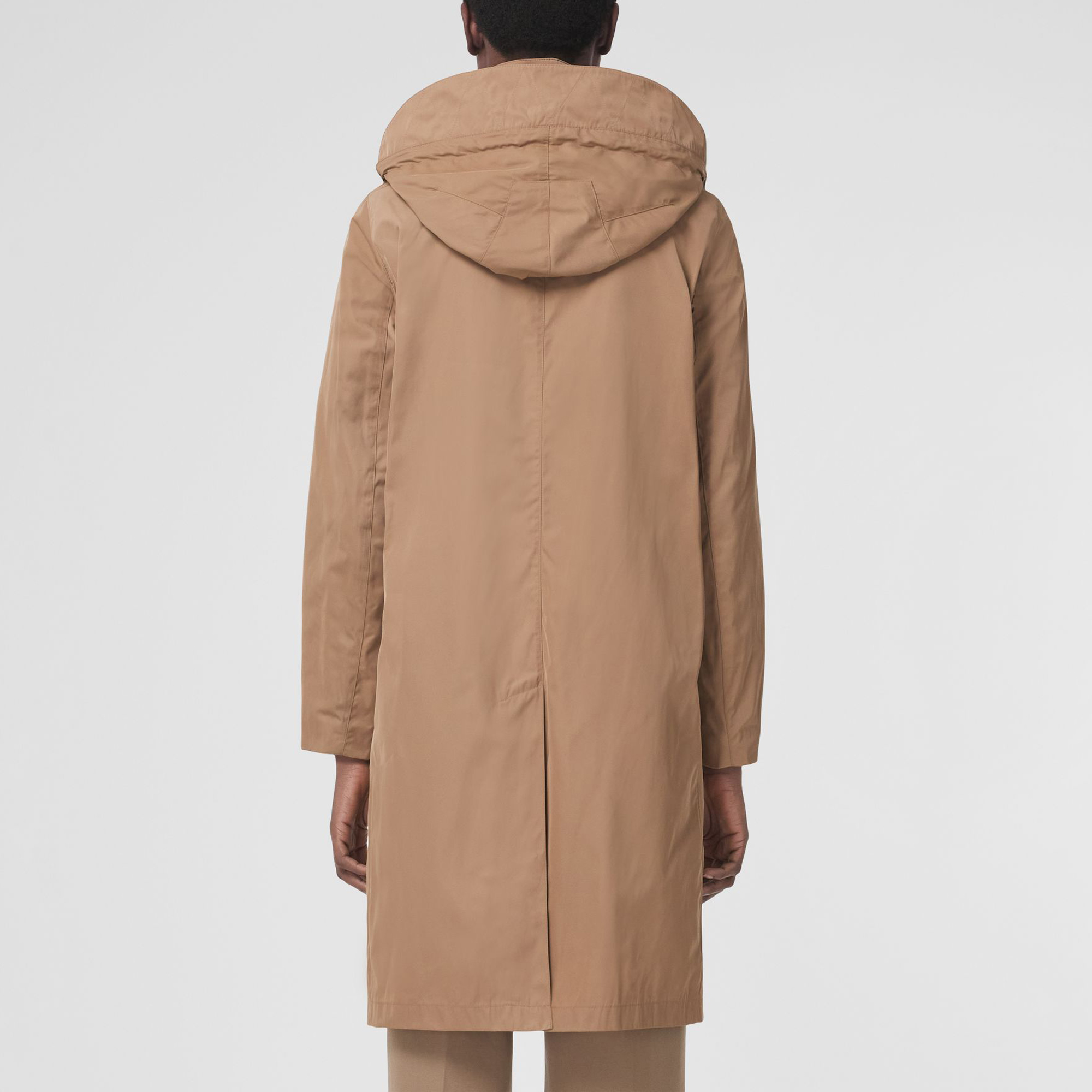(Women) Burberry Detachable Hood Mid-Length Trench Coat Camel Color 80482651 圖 5