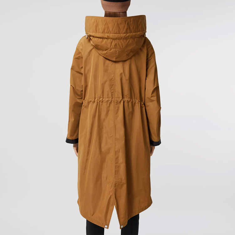(Women) Burberry Detachable Hood Shape Memory Taffeta Parka Camel Brown 80372701 圖 5