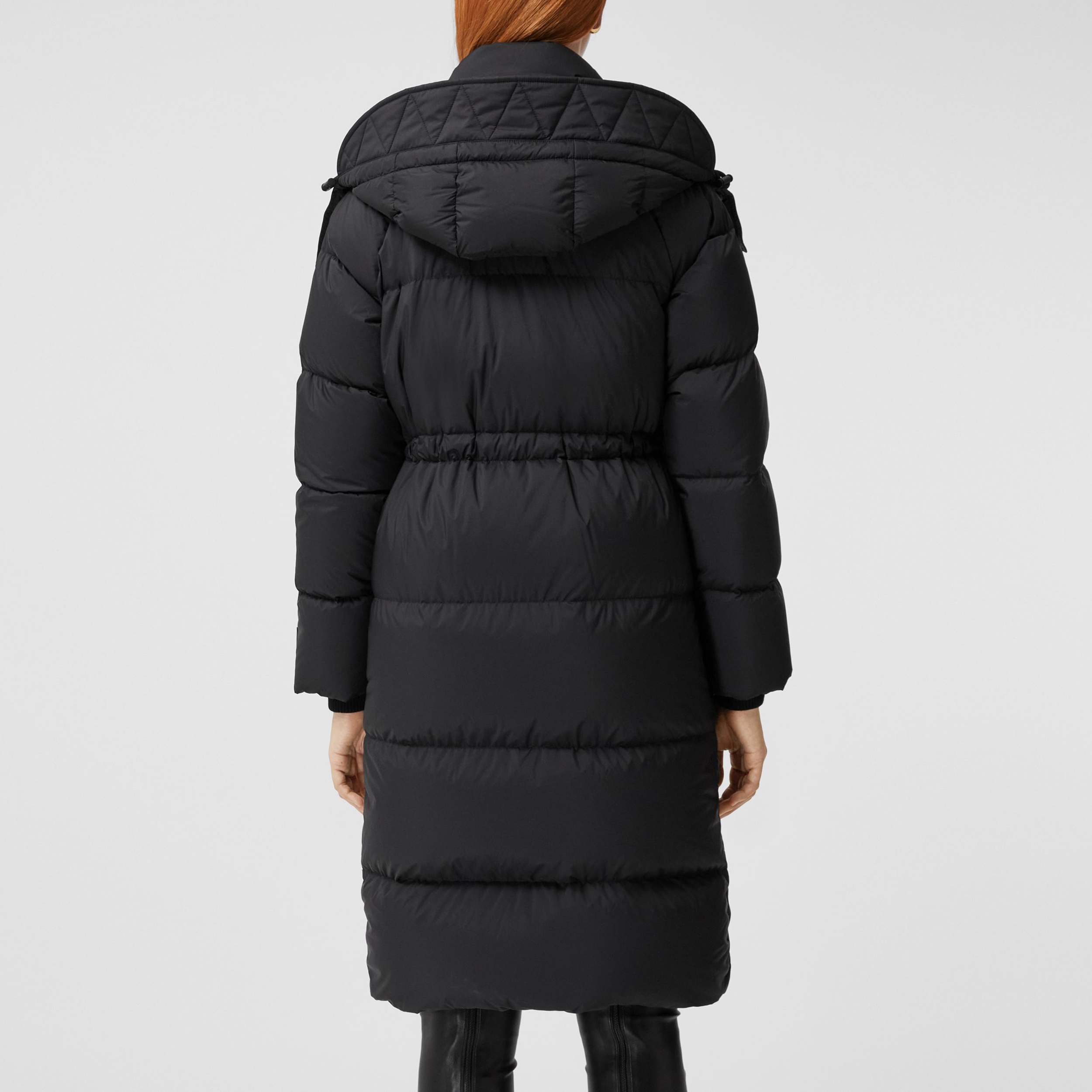 (Women) Burberry Detachable Hooded Down Jacket Long Black. 80449021 圖 4