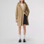 Shop (Women) Burberry Diamond Quilted Hooded Jacket in Beige. 80487111