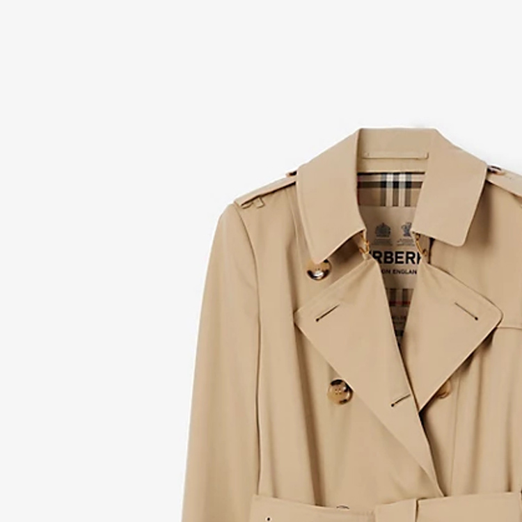 (Women) Burberry Double-Breasted Belted Trench Coat  Honey色 Classic. 80794041 圖 6