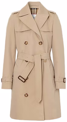 (W) Burberry 雙排扣長袖風衣外套 蜂蜜米色 80279471 Buy (W) Burberry 雙排扣長袖風衣外套 蜂蜜米色 80279471