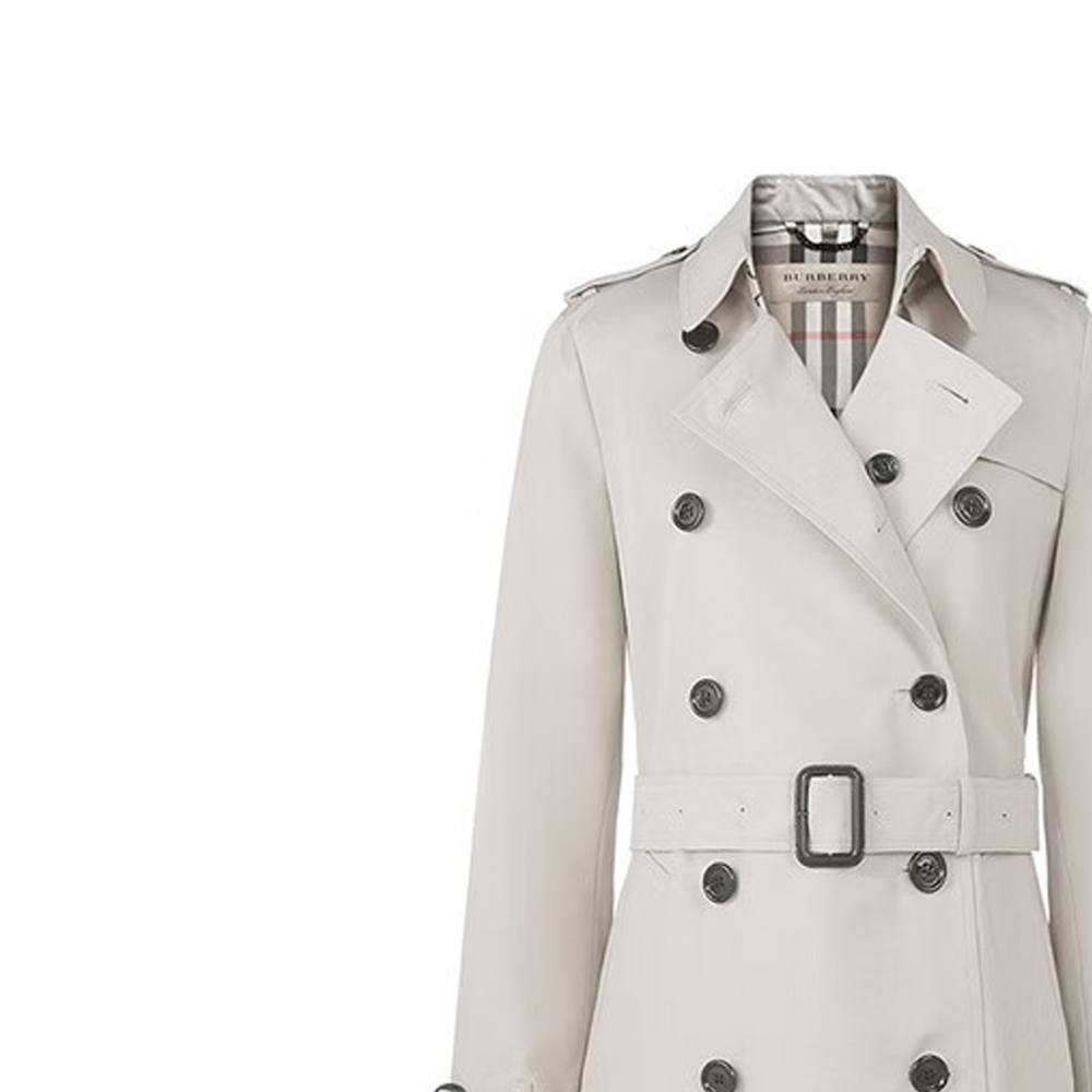 Purchase (W) Burberry Trench Coat Mid-Length Double-Breasted Abu Muda. 80209691
