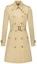 Buy (W) Burberry Trench Coat Double-Breasted Lengan Panjang Beige. 80457761
