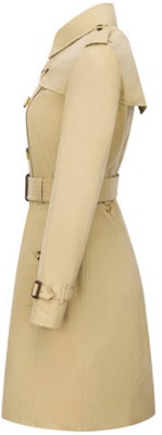(W) Burberry Trench Coat Double-Breasted Lengan Panjang Beige. 80457761 Shop (W) Burberry Trench Coat Double-Breasted Lengan Panjang Beige. 80457761