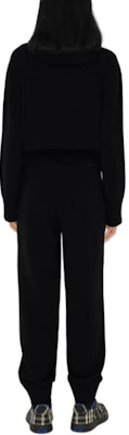 (W) Pantalones Jogger Mujer Burberry Cintura Elástica Casual - Negro. 80944501 Purchase (W) Pantalones Jogger Mujer Burberry Cintura Elástica Casual - Negro. 80944501