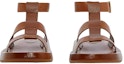 Lookbook (W) バーバリー型押しレザー厚底サンダル(タンブラウン) 80563281