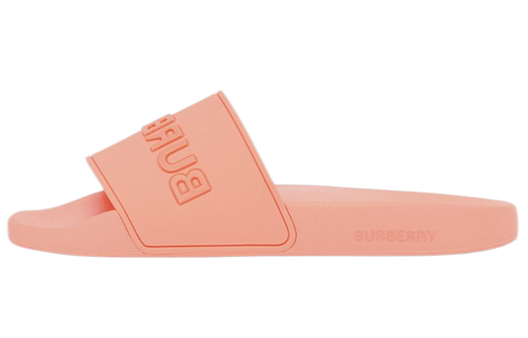 Buy (Women) Burberry Embossed Logo Slide 'Peach Pink' 80571671