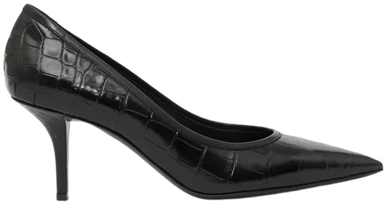 (W) 버버리 블랙 엠보싱 스틸레토 힐 80613511 Order (W) 버버리 블랙 엠보싱 스틸레토 힐 80613511