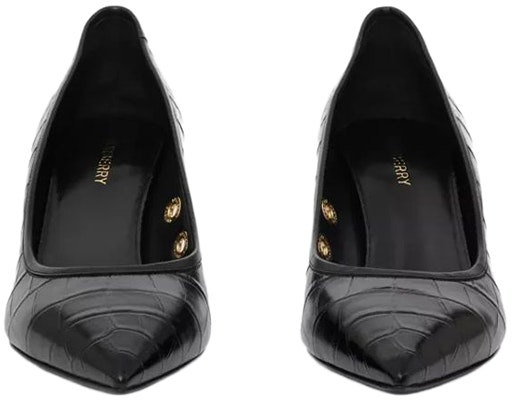 (W) 버버리 블랙 엠보싱 스틸레토 힐 80613511 Lookbook (W) 버버리 블랙 엠보싱 스틸레토 힐 80613511