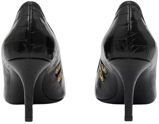 (W) 버버리 블랙 엠보싱 스틸레토 힐 80613511 Shop (W) 버버리 블랙 엠보싱 스틸레토 힐 80613511