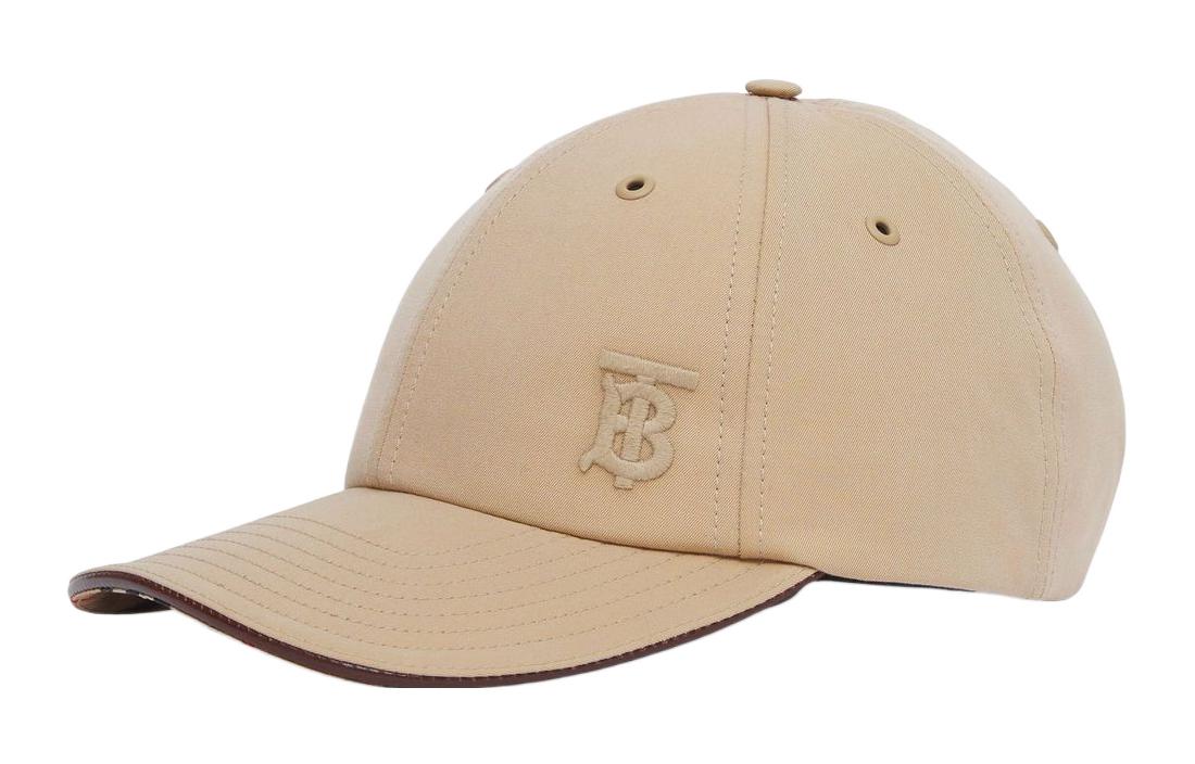 (Women) Burberry Embroidered Fashion Baseball Cap  Light Brown. 8053205