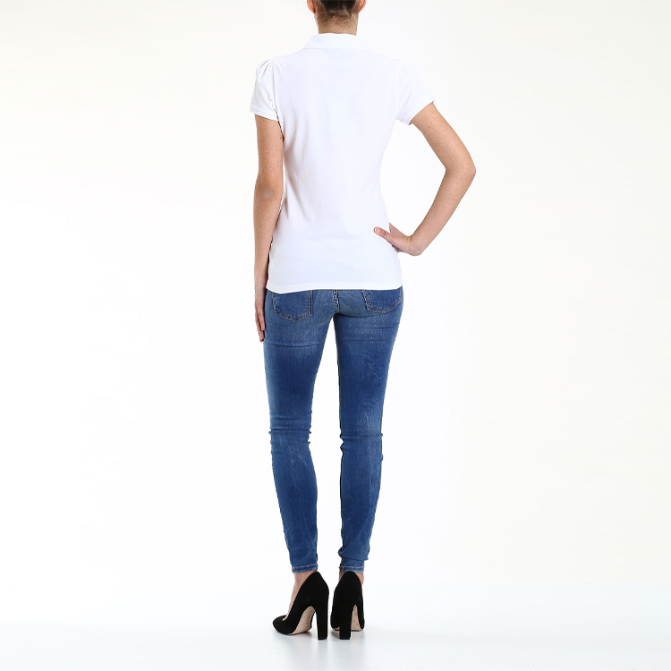 (Women) Burberry Embroidered Knight Short Sleeve Polo Shirt White 38128251 圖 5