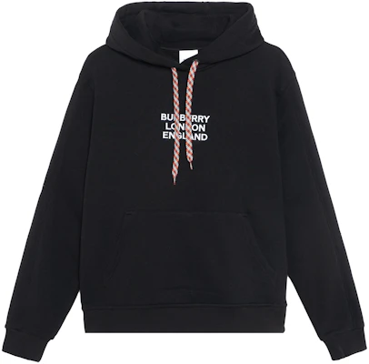 (W) Burberry 刺繡標誌黑色連帽衫 80199901 Order (W) Burberry 刺繡標誌黑色連帽衫 80199901