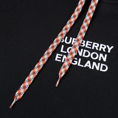 (W) Burberry 刺繡標誌黑色連帽衫 80199901 Sizing (W) Burberry 刺繡標誌黑色連帽衫 80199901