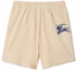 Lookbook (Women) Burberry Equestrian Knight Logo Drawstring Casual Shorts Beige. 80813221