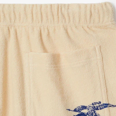 (Women) Burberry Equestrian Knight Logo Drawstring Casual Shorts Beige. 80813221 Sizing (Women) Burberry Equestrian Knight Logo Drawstring Casual Shorts Beige. 80813221