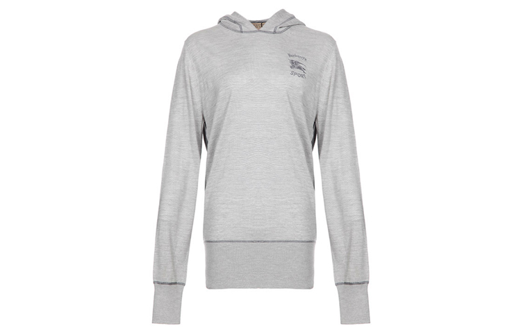 (Women) Burberry Equestrian Logo Hoodie Charcoal Grey 80018751 圖 2