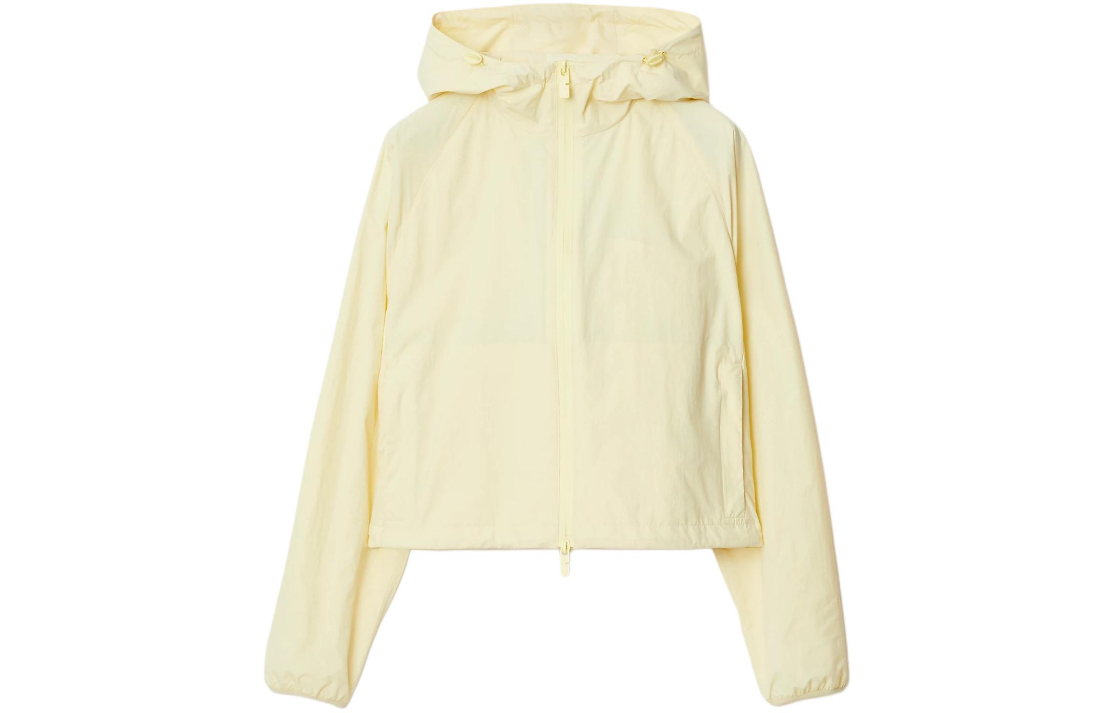 Order (W) 버버리 이퀘스트리언 로고 후드 숏 자켓 프룻 시럽 색상 80825141