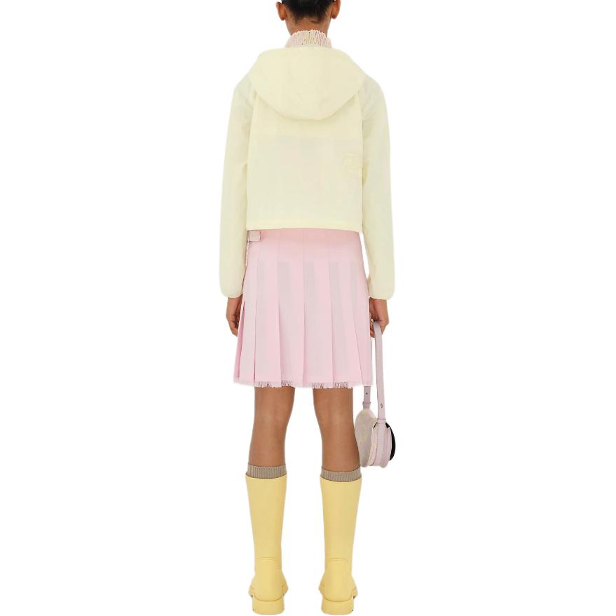 Purchase (W) 버버리 이퀘스트리언 로고 후드 숏 자켓 프룻 시럽 색상 80825141