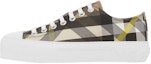 Buy (W) Burberry Exaggerated Check Cotton Sneakers Wheat - Kasut Burberry Kotak Kapas Gandum 80642811